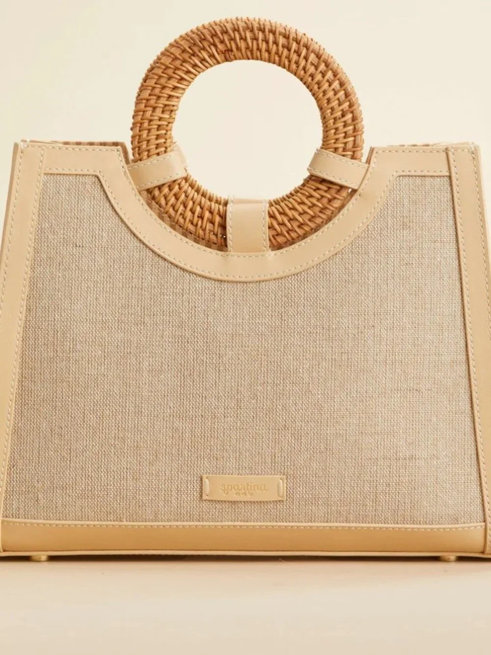 Straw Sienna Satchel| Spartina 449| Daise Seascape - Picture 2 of 6